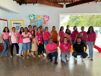 Imagem da notícia Figueirão: Prefeito Juvenal Consolaro destaca ação do Outubro Rosa para servidoras de CMEI